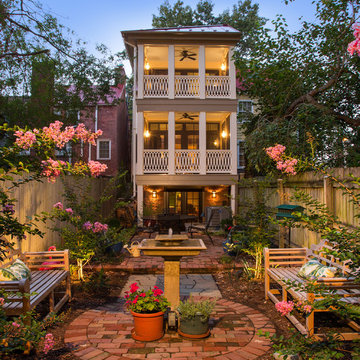 Alexandria: Revamped Row Home with Relocated Stairwell, New Porches