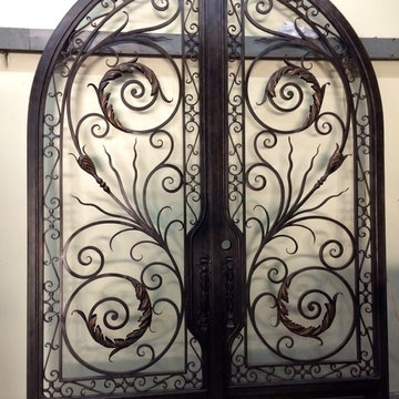All Steel Hand Forged Entry Doors