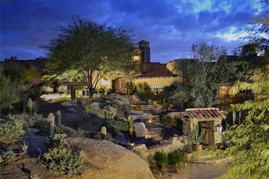 Mountain style exterior home photo in Phoenix