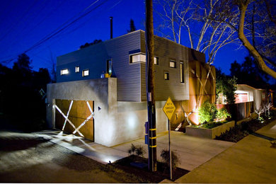 Industrial exterior home idea in Sacramento
