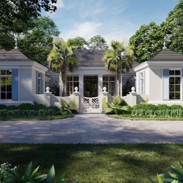 Another Florida Custom Home Driveway