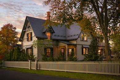 Inspiration for a victorian exterior home remodel in Boston