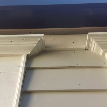Antique house exterior insulation and re-siding