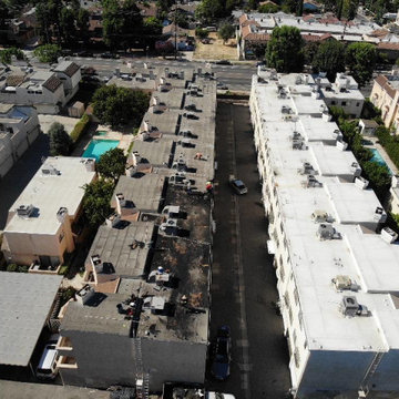 Apartment building roof replacement