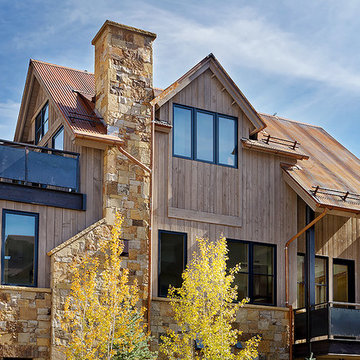 AquaFir™ Reclaimed Barn Wood Alternative Natural Wood Siding - Colorado Residenc