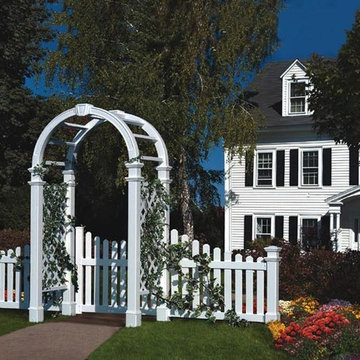 Arbor and Gate with Side Wings
