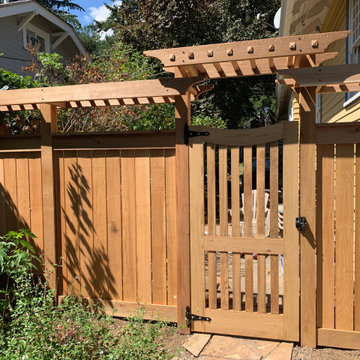 Arbor Fence and Gate