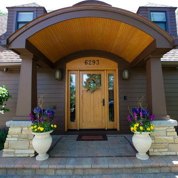 Arched Center Dormer Inspires Welcoming Arrival
