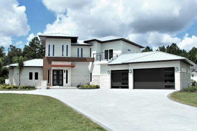Contemporary exterior home idea in Jacksonville