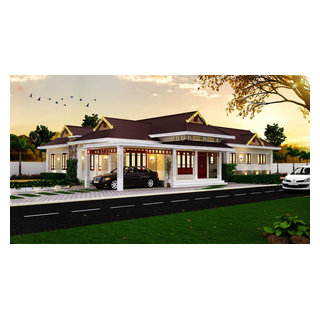 kerala traditional single storey houses