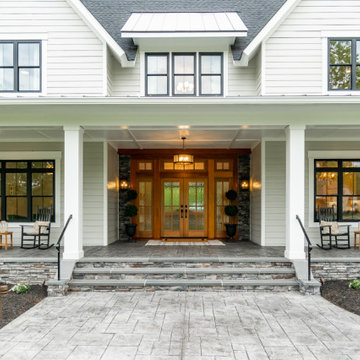 Architectural Designs Farmhouse House Plan 14679RK Client-Built in Virginia