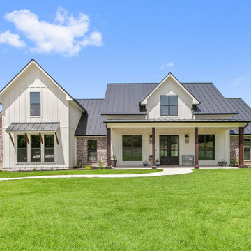 Architectural Designs Farmhouse House Plan 51773HZ Client-Built in Texas
