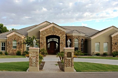 Transitional exterior home photo in Phoenix