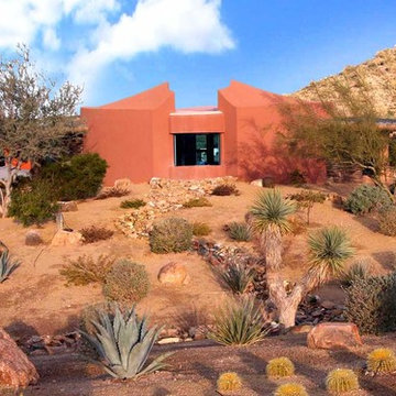 Arizona Desert Earth-Contact Home Office