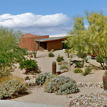 Arizona Desert Earth-Contact Home Office