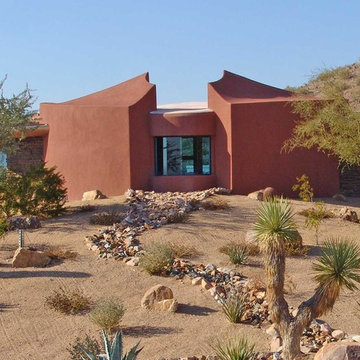 Arizona Desert Earth-Contact Home Office