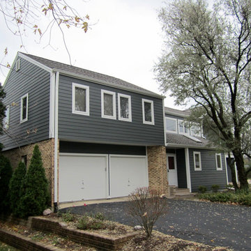 Arlington Heights, IL Window & Siding Remodel James Hardie Siding