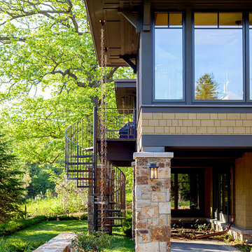 Arts & Crafts - Exterior Sunroom Study