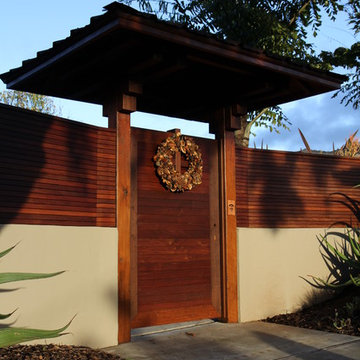Asian Inspired Gate and Fence