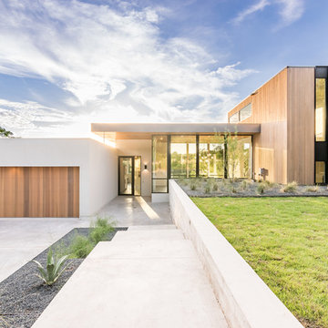 Austin, Texas Modern Home-Alaska White Oak