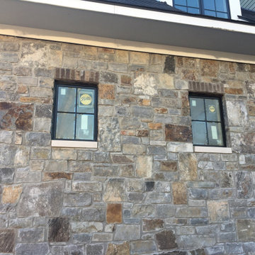 Autumn Ridge Ashlar Style Real Thin Stone Veneer Home Exterior