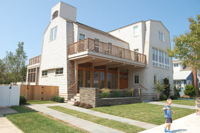 Example of an exterior home design in Philadelphia