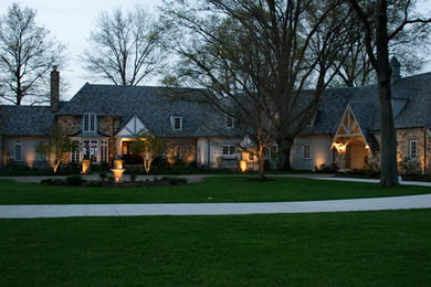 Example of a trendy exterior home design in Cleveland