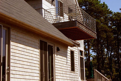 Truro Vacation Home, upper and lower decks