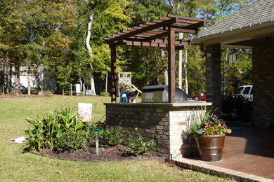 Example of a classic exterior home design in Houston