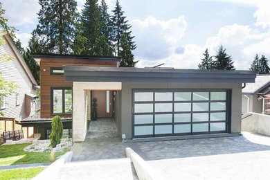 Minimalist exterior home photo in Vancouver