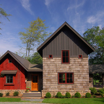 Poplar Cottage - BarkHouse Shingle Siding and Reclaimed Barnwood Siding