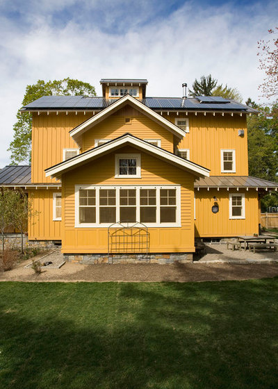 Farmhouse Exterior by Phinney Design Group