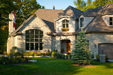 Inspiration for a traditional house exterior in Toronto.