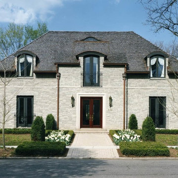 Bates Modern Manor - French Inspired Exterior