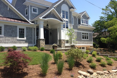 Example of a beach style exterior home design in Baltimore