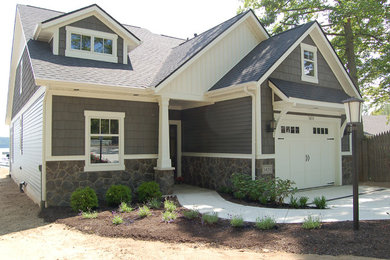 Example of an arts and crafts exterior home design in Other