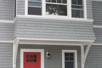 This is an example of a classic house exterior in Boston.