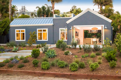 Inspiration for a coastal exterior home remodel in San Diego