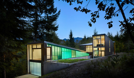 Houzz США: Необычный дом в горах в современном стиле