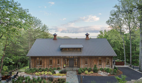 A Century-Old Barn Finds a New Home in the Mountains