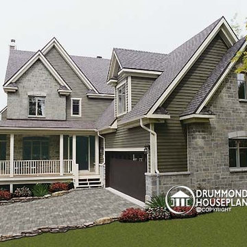 Beautiful new Modern Farmhouse home in photos # 3830 by Drummond House Plans