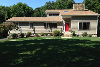 Trendy exterior home photo in New York