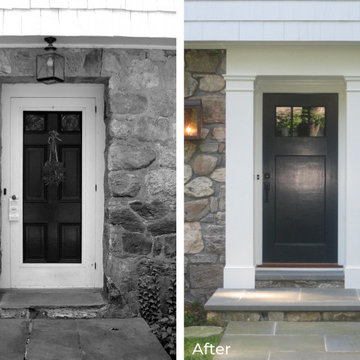 Before and After - Front Door