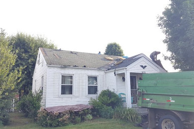 Before: New Roof and Siding