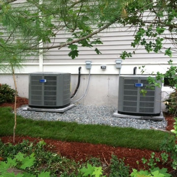 Before placing Quiet Fence™ around your air conditioner to reduce noise.