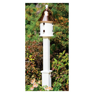 Good Directions Lazy Hill Farm Bell Bird House with Polished Copper Roof 43413 