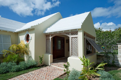 Example of a classic exterior home design in Other