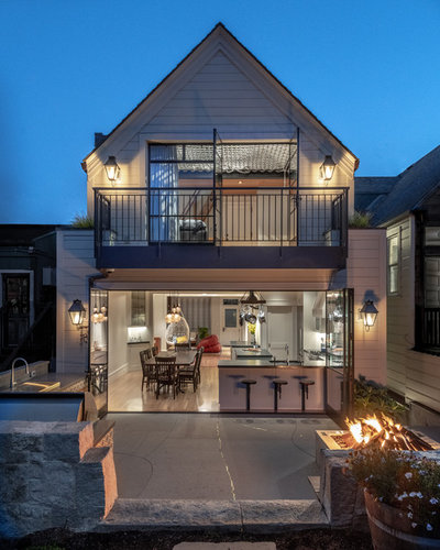 Transitional Exterior by Gast Architects