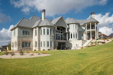 Example of a classic exterior home design in Other