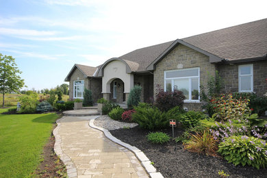 Inspiration for an exterior home remodel in Ottawa